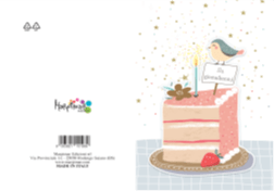 Marpimar mini rokām darināta apsveikuma kartiņa, assort., 8003821151939 