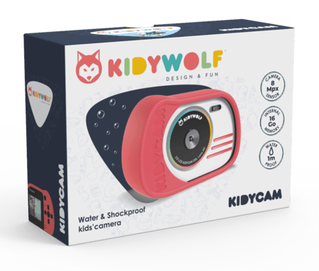 KIDYWOLF ūdensizturīga digitālā fotokamera, KIDYCAM-PI 