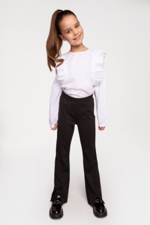 COCCODRILLO blūze ar garām piedurknēm BACK TO SCHOOL GIRL, balta,  ZC3140102BSG-001 ZC3140102BSG-001-140