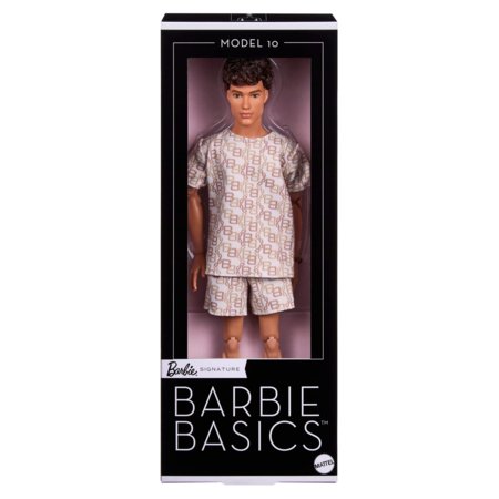 BARBIE Basics No10 Kens lelle ar brūniem matiem, JJX29 
