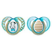 TOMMEE TIPPEE ortodontiskie māneklīši MODA, 6-18 m., 2 gab., 43338599 43338592