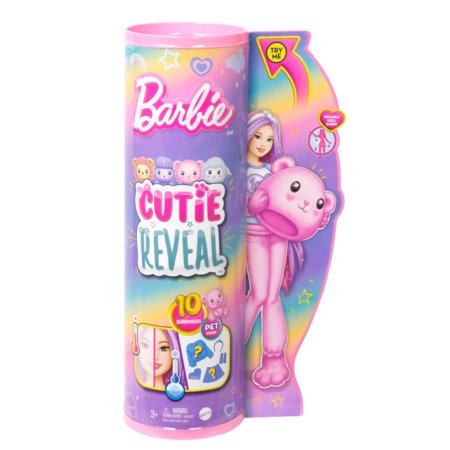 BARBIE lelle Cutie Reveal jaukais lācītis, HKR04 HKR04
