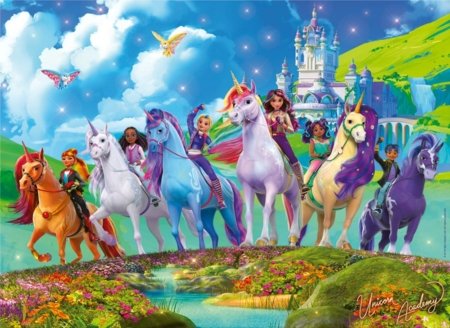 RAVENSBURGER PUZZLE puzle Unicorn Academy, 200 gab., 12004165 8 