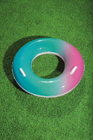 BESTWAY piepūšamais peldriņķis Rainbow 91cm., 36126 36126