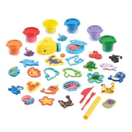 PLAYGO DOUGH Jūras dzīvnieku komplekts, 8624 