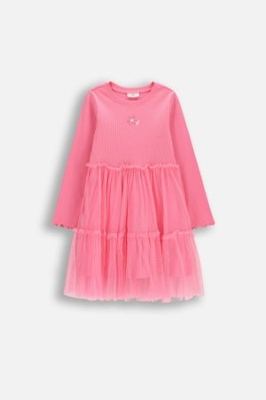 COCCODRILLO kleita ar garām piedurknēm, rozā, 