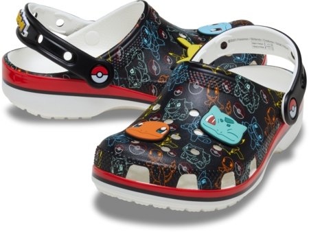 CROCS krokši POKEMON PRINT krāsaini, 211345-90H 27 izmērs 