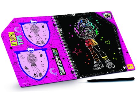LISCIANI Monster High skrāpējama grāmata Monster Friends Forever, 12822 