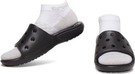 CROCS zeķes, balti, 207799-100 S izmērs 