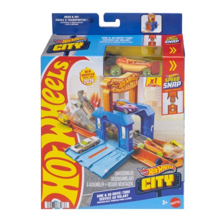 HOT WHEELS City Play and Go trase, asort., JHL43 