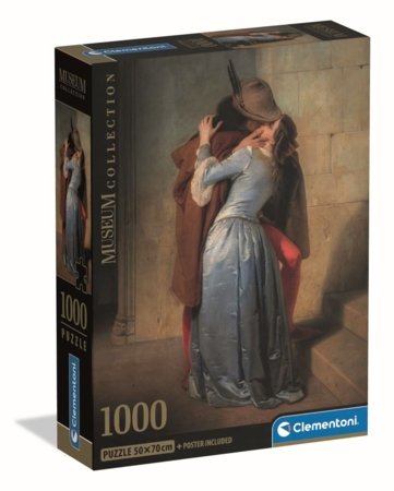 CLEMENTONI puzle Skūpsts – hayez, 1000 gab., 37064 