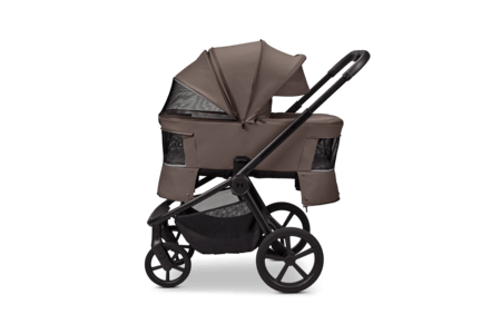 MOON universālie ratiņi RESEA Fold, 2in1, Brown, 64000000-999 