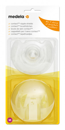 MEDELA  Contact, M(medium) vidējā izm.  krūšu galu aizsargi, iepak.2 gab., plastmasa trauciņā 008.0289