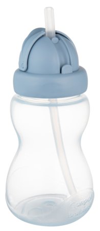 CANPOL BABIES pudelīte ar salmiņu 12M+, 270ml, 56/109_blu2 