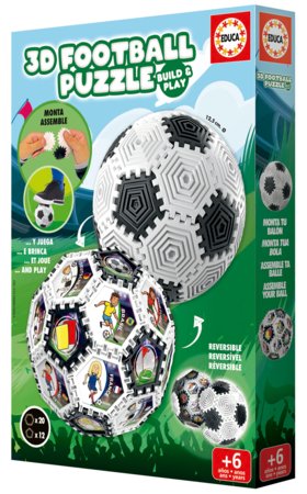EDUCA 3D puzle Futbola bumba, 32 gab., 19210 