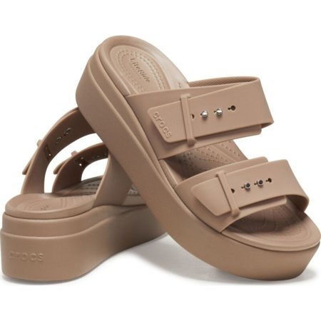 CROCS sandales BROOKLYN BUCKLE LOW smilšu krāsa, 207431-2Q9 42,5 izmērs 