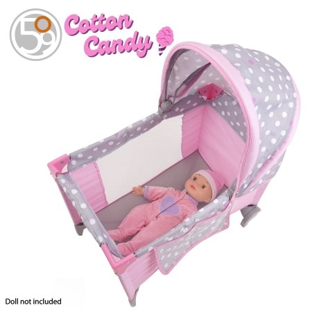 509 Crew Cotton Candy leļļu gulta, rozā, T762043 