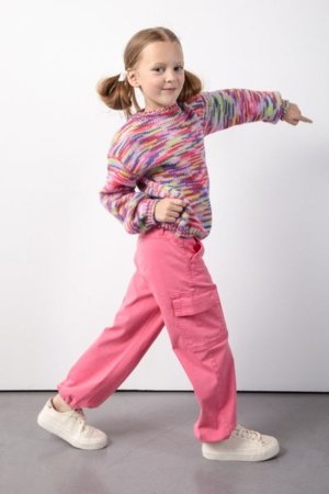COCCODRILLO bikses RAVE GIRL KIDS, rozā, ZC5119101RGK-007-116, 116 cm 