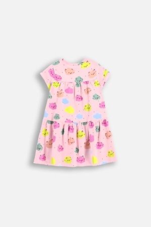 COCCODRILLO kleita ar īsām piedurknēm DREAM DIARIES GIRL NEWBORN, krāsa, WC5129201DGN-022-086, 86 cm 