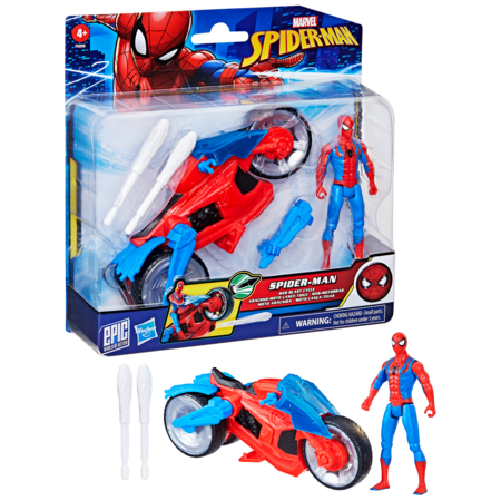 SPIDER-MAN 4in1 transportlīdzeklis un figūriņa, F68995L2 
