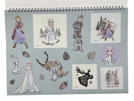 FROZEN A4 Sketchbook 40 sheets, 341-71416 