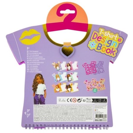 BESTIES radošā grāmatiņa "T-shirt design book", 140055 