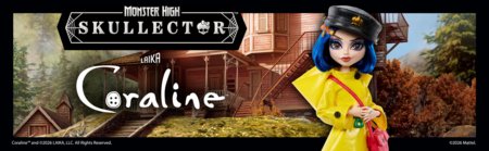 MONSTER HIGH x Coraline lelle Coraline, JHK65 