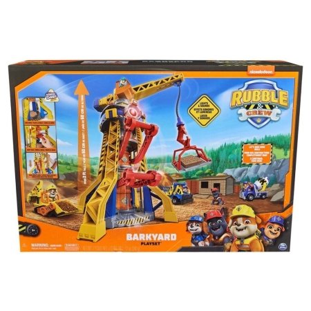 RUBBLE & CREW constuction playset with kinetic sand Bark Yard, 6067494 