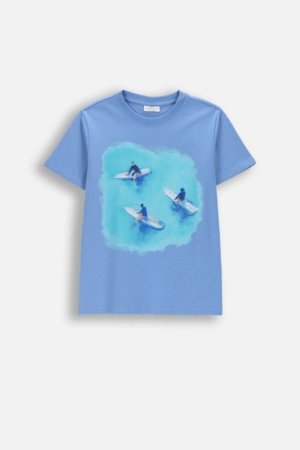 COCCODRILLO t-krekls ar īsam piedurknēm, zili, WC6143214VBB-014-158, 158 izmērs 