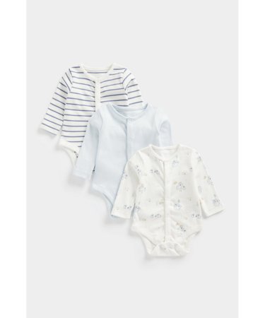 MOTHERCARE bodijs ar garām piedurknēm, 3 gab., CB279 608144