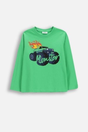 COCCODRILLO t-krekls ar garām piedurknēm, zali, cm 