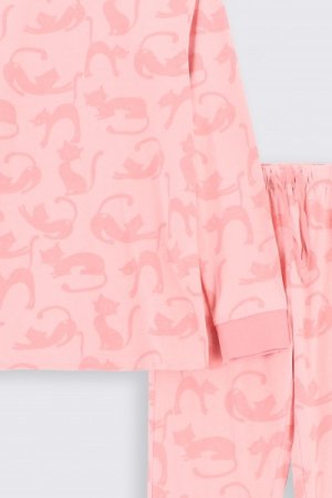 COCCODRILLO pidžama PYJAMAS, rozā,  ZC2448127PJS-007 ZC2448127PJS-007-092