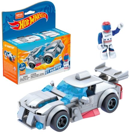 MEGA CONSTRUX HOT WHEELS mašīna asort., GVM28 GVM28