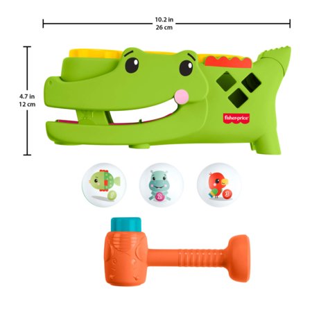 FISHER-PRICE Tap n Roll Aligators, JLB94 
