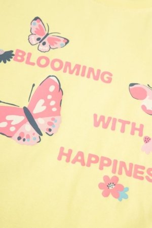 COCCODRILLO t-krekls ar īsam piedurknēm, dzelteni, WC6143201FGK-004-122 