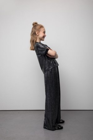 COCCODRILLO bikses, sudrabs, cm 