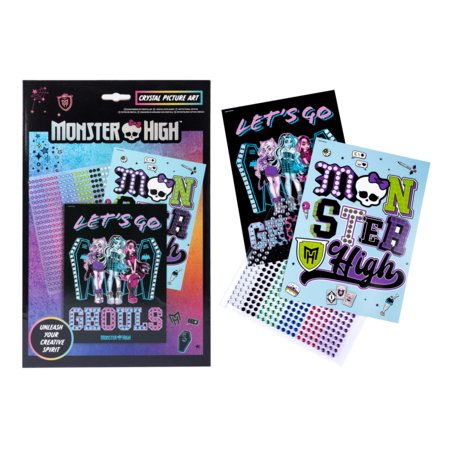 MONSTER HIGH kristāla attēlu māksls darbs, 71-0046 