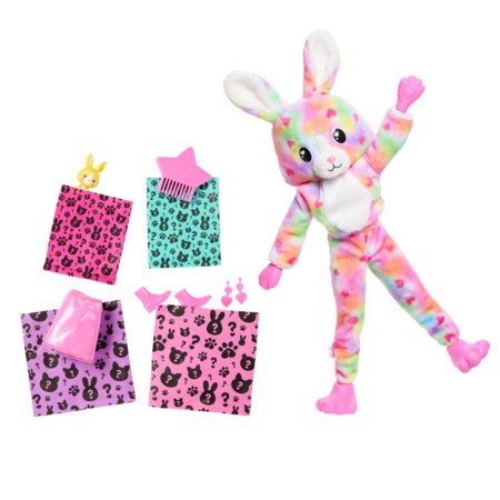 BARBIE Cutie Reveal lelle krāsu sapnis zaķis, HRK38 