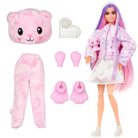 BARBIE lelle Cutie Reveal jaukais lācītis, HKR04 HKR04