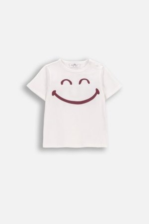 COCCODRILLO t-krekls ar īsam piedurknēm, krēmkrāsa,  