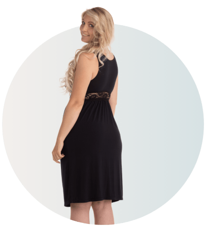 CARRIWELL naktsveļa zīdīšanai Black L, 602200 