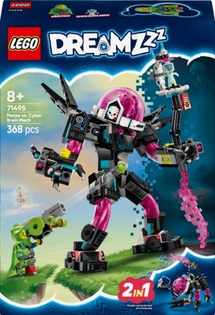 71495 LEGO® DREAMZzz™ Mateo pret Kibersmadzeņu robotu 