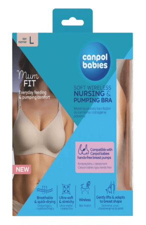 CANPOL BABIES Krūšturis, Nursing & Pumping MUM FIT, L izmērs, 78/015 