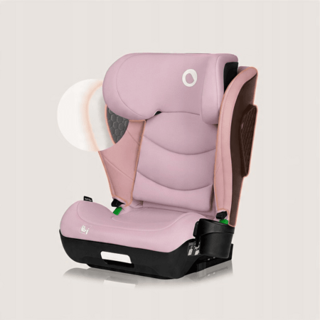 LIONELO autokrēsls NEAL I-SIZE, 100-150 cm., Pink lilac 