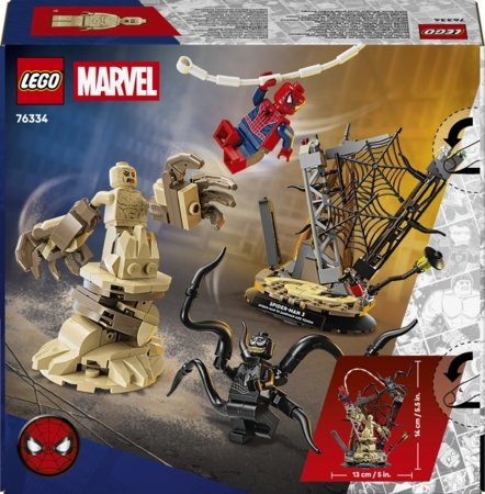 76334 LEGO® | Marvel Spraigā kauja: Zirnekļcilvēks pret Sandman 