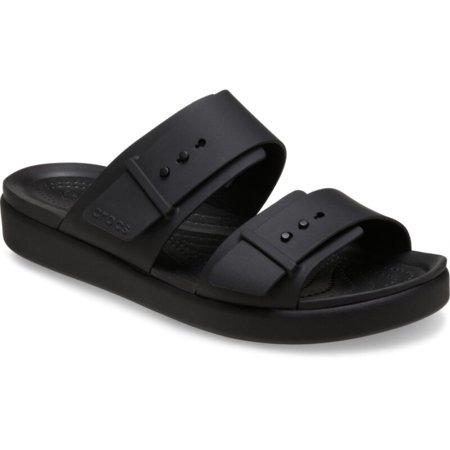 CROCS sandales BROOKLYN BUCKLE LOW melni, 211215-001 38,5 izmērs 