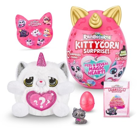 RAINBOCORNS plīša rotaļlieta ar aksesuāriem Kittycorn, 9259 9259