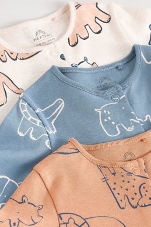 NEXT rompers ar garām piedurknēm, 3 gab., AA5960, 80-86 