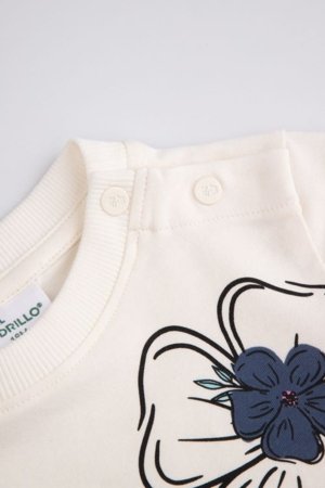 COCCODRILLO t-krekls ar garām piedurknēm, smilšu krāsa, izmērs 