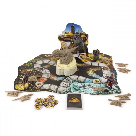 SPINMASTER GAMES galda spēle Jurassic World T-Rex Stomp n Smash, 6060738 6060737